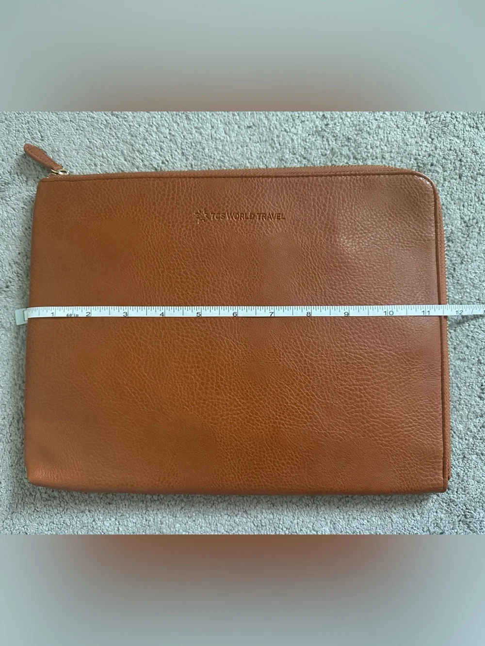 Leather TCS World Travel Document Organizer
